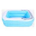 Jilong 57170 B02 Foldable PVC Swimming Pool Accessories Inflatable Rectangular 2-Layer Square Plastic Portable Ice Bath Tub PCP