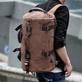 Canvas Vintage Backpack Outdoor Hiking Bag Mens Travel Backpack Canvas Rucksack Daypack