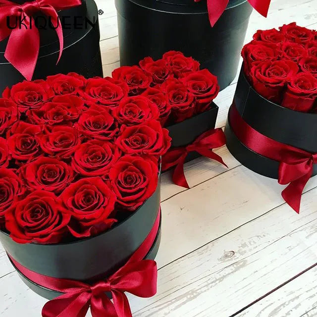 Red Long Life Langdurige Roses Ternelle Stabilizzate Fleurs Eternel Flowers Preservation in Box