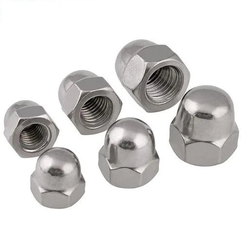 China Stainless Steel Din1587 Connecting Cap Nut with Nickel Plated Polished Passivated Finish for Mining Application