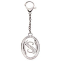 Custom Garment  Hardware Making Customized Purse Accessory Metal Logos Oval Shape Metal Chain Label With Clasp