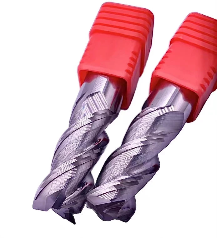 3Flute Flat Solid Carbide End Mill Tungsten Steel Milling Tool Machining for Aluminum Nonferrous Metals High Wear Resistance
