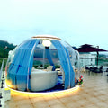 Full House Transparent Aluminum Garden Igloo Outdoor Trade Show Geodesic Dome Tent