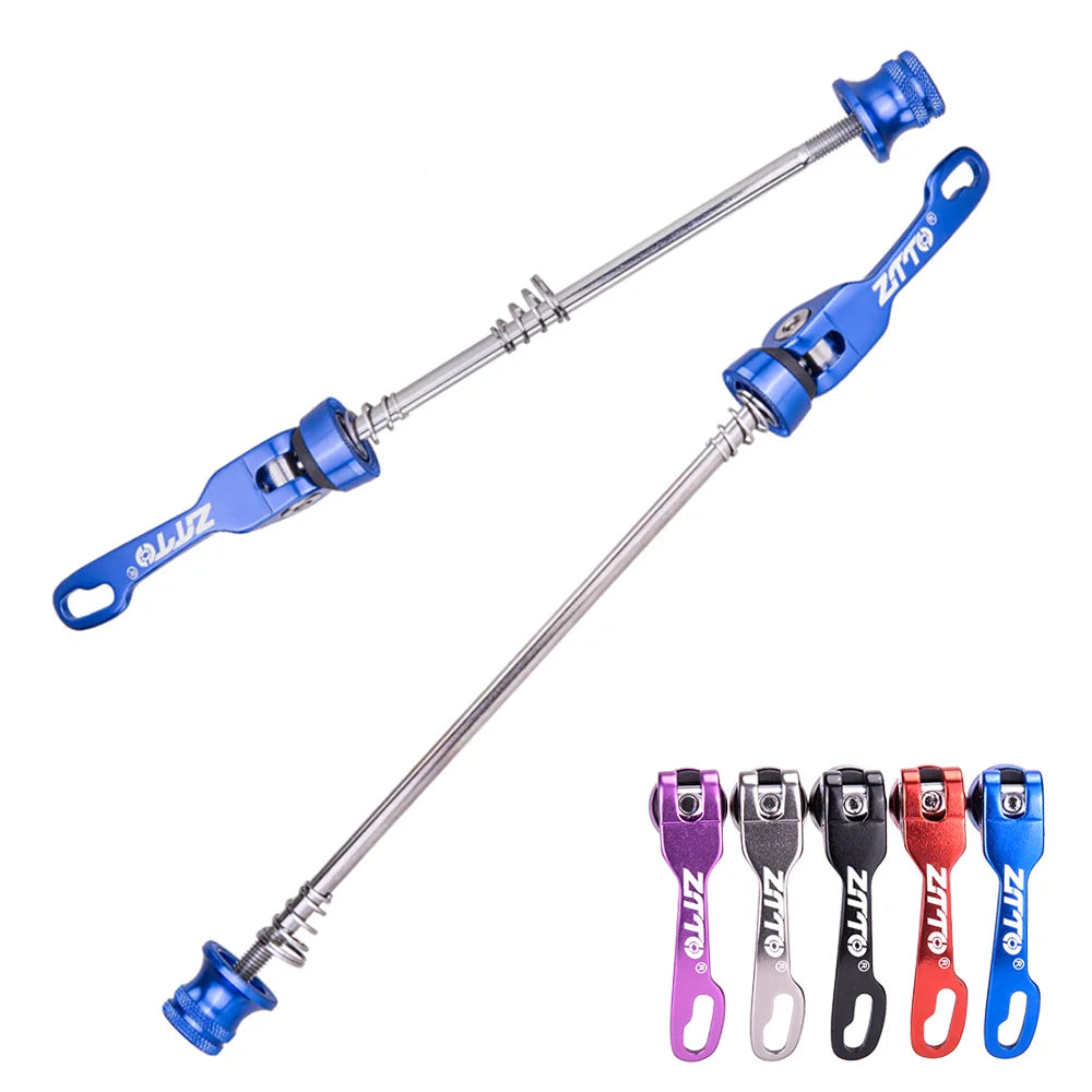 ZTTO QR Quick Release Bicycle Hub Skewers Aluminum Alloy MTB Road Bike Parts 100mm Front 135mm Rear Lever for Mountain Bikes