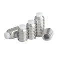 1/4-20 3/8-16 M3 M4 M5 M6 M8 Hex Socket Nylon Soft Tip Grub Set Screw