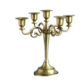 Handmade Retro Multi-Cup Tea Light & Candlestick Holder New Bronze Metal Textured Home Decor
