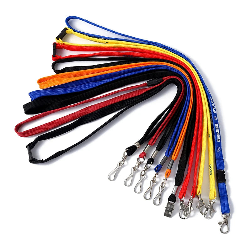 Custom Tube Lanyard With Removable Snap Neck Key Lanyards Tubular Lanyard