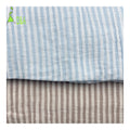 Wholesale Customized Combed Yarn Dyed Stripe 120GSM Woven 100% Cotton Poplin Fabric for Shirt Dress Boys Girls