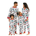 DDP New Arrive Santa Claus Winter Plaid Family Matching Christmas Pajamas Set ODM Home Clothing