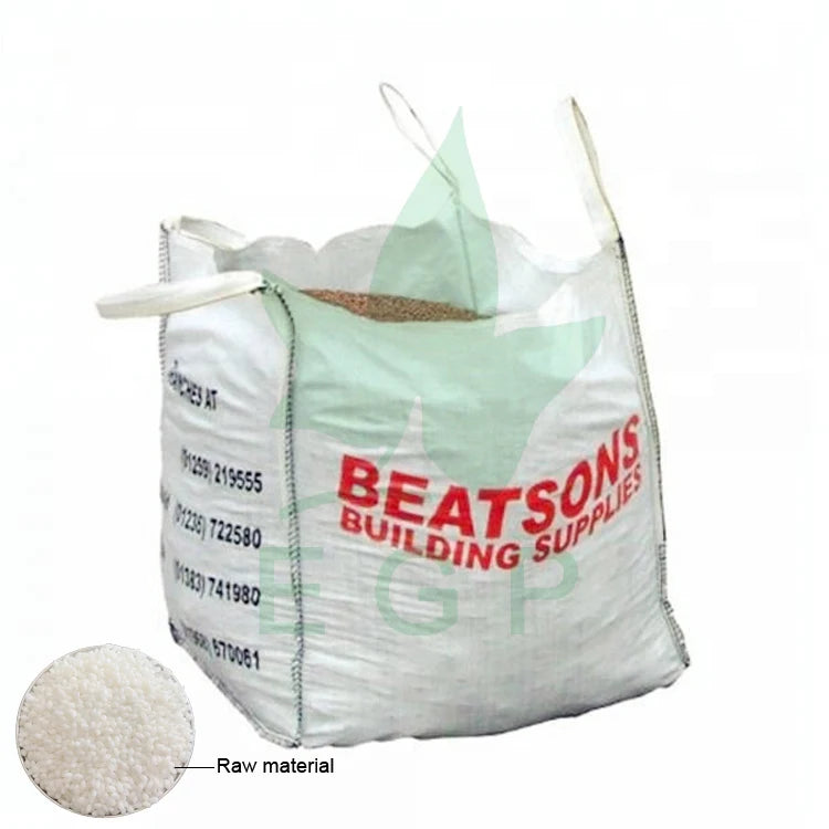 EGP PP Factory Direct Sales Clothing Bags Big Bag Food Grade PP 1000kg 1 One Ton Starch Food Additives Baffle Liner