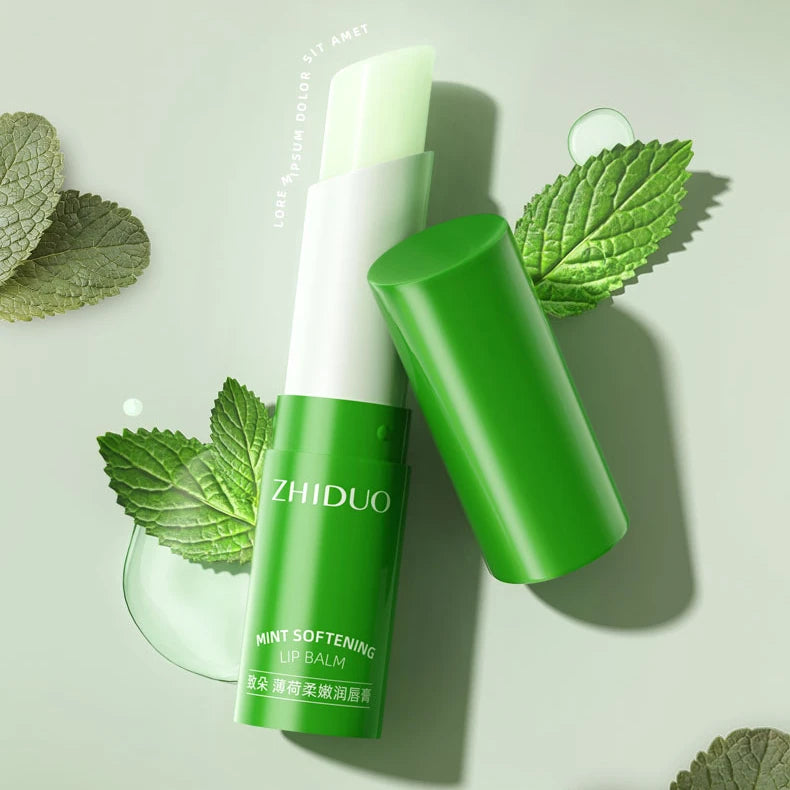 Private Label ZHIDUO Natural Organic Moisturizing Hydrating Peppermint Soft Lip Balm Lip Balm
