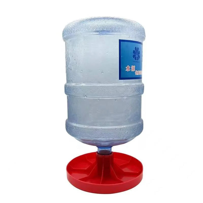Pigeon Quails Poultry Waterer Containers Drinkers Wild Bird Feeder Water Base for Poly Glass Quart Jar