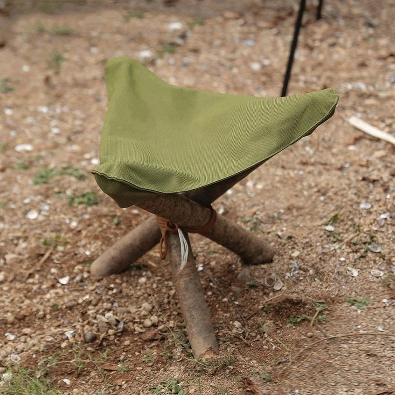 Outdoor Joggle Green Camping Waterproof Nylon Fishing BBQ Chair Portable Triangles Stool Cloth