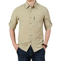 Long Sleeve Designer Mans Shirts 100% Cotton Casual Solid Shirts for Man Plus Size Shirt
