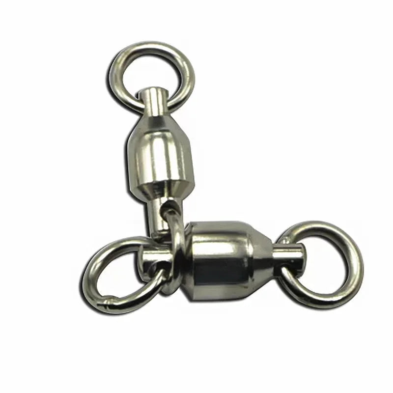 Fishing Gear Accessories Stainless Steel Double Crane Swivel Snap Hook Tool for Fishing