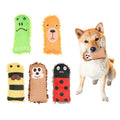 Eco-Friendly Squeaky Dog Toy Plush Animal Chew Pet Product in Bag Packaging