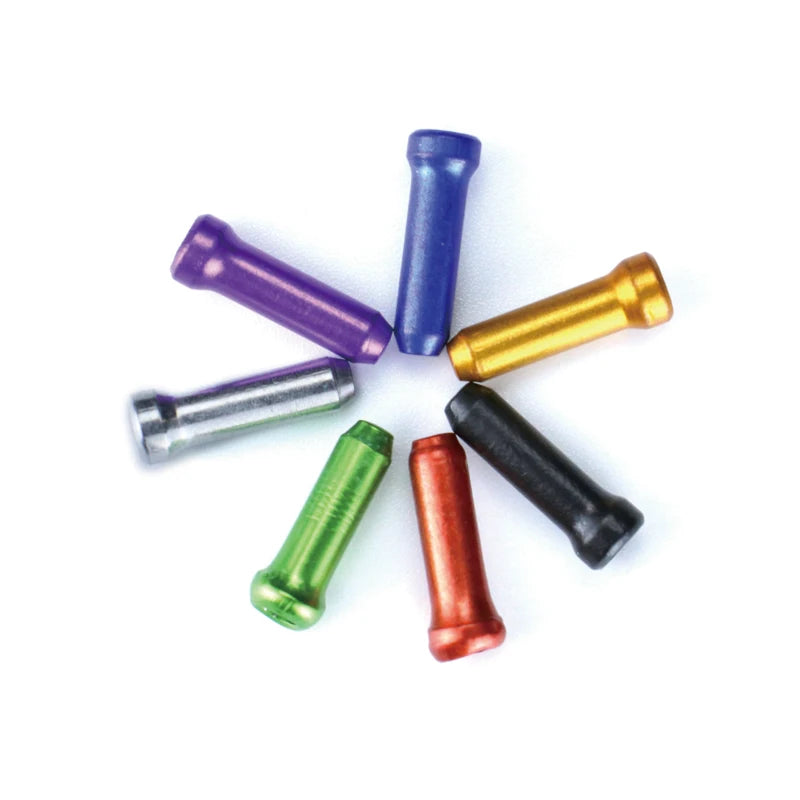 MTB Bicycle Brake Shifter Aluminum Tail Cap Inner Cable Derailleur Gear Shift Cables End Caps Multicolor Anodized Magicbros