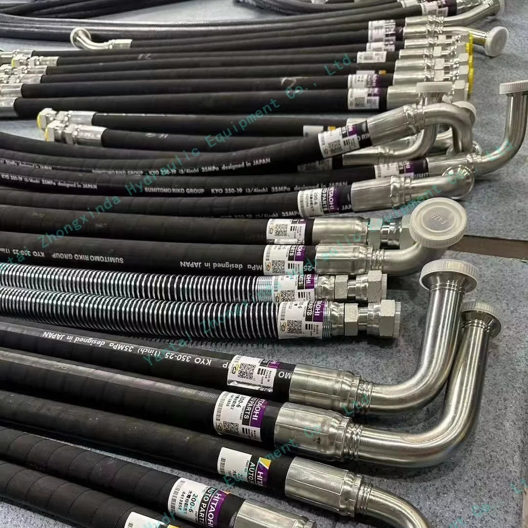 ZX200-6 Original Excavator Hydraulic Pipeline Kit Whole Excavator Hoses Kit Hydraulic Hoses