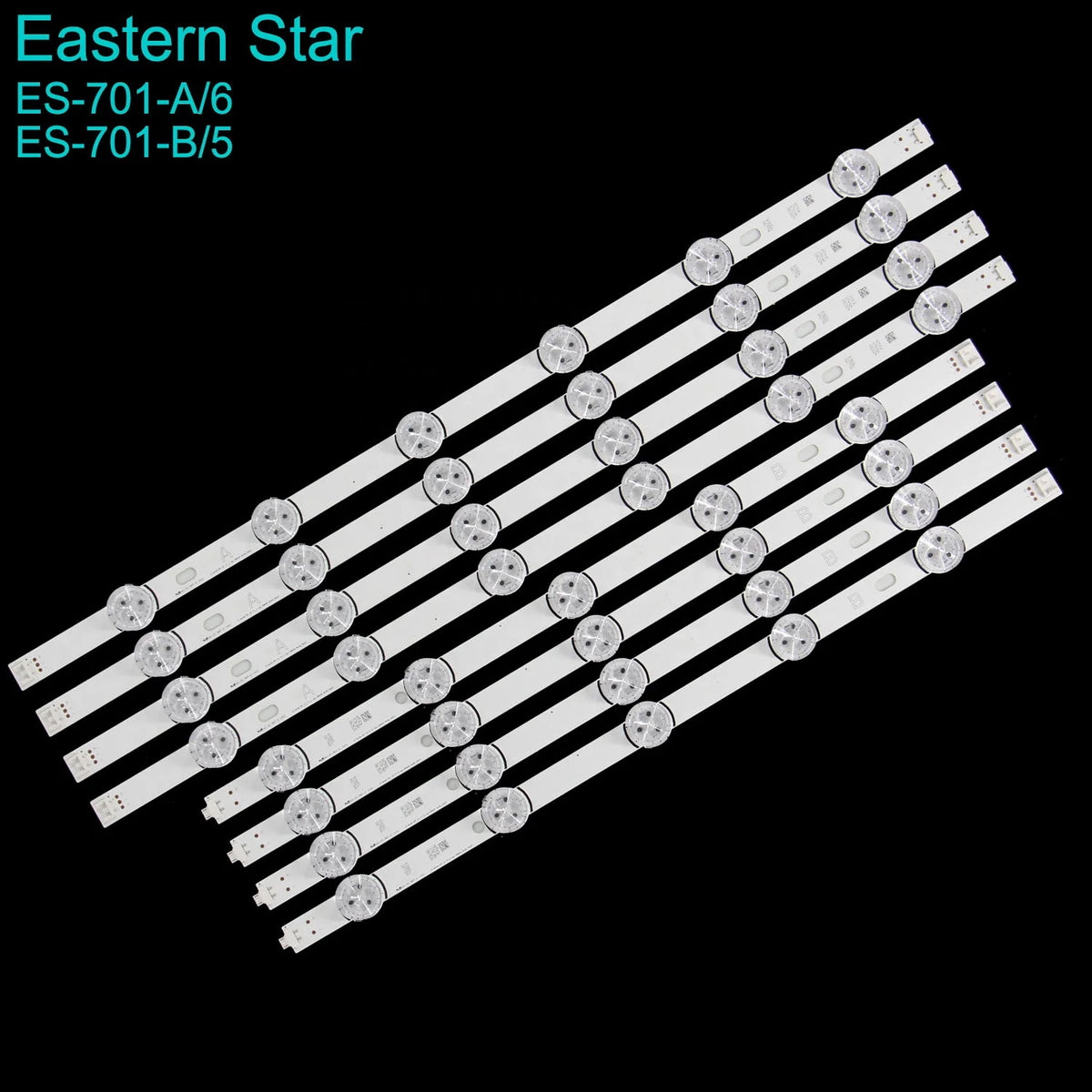 ES-701 Use for L G 47LB 47LS35A-5B LC470DUE-FGB6 LED TV Backlight Strip DRT 3.0 47" _A B Type SIGNAGE Rev00 8PCS/SET