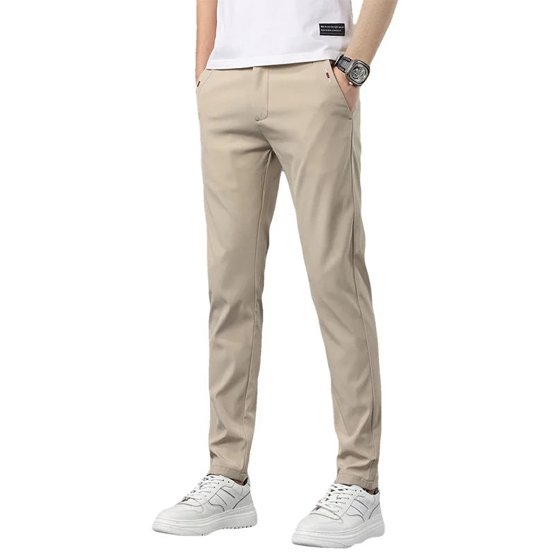 2025 Men's Casual Pants Men's Daily Comfort Pants Men's Elastic Elastic Trousers