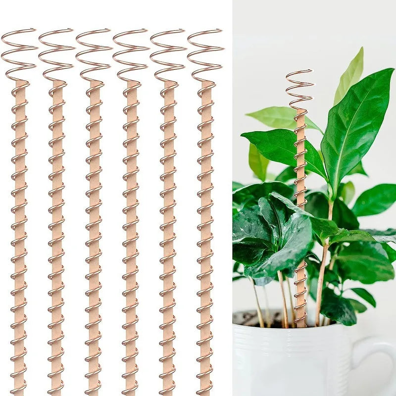17 Inches Electroculte Copper Planting Stakes Vegetable Planting Stakes Duerable Moss Pole