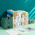 Adjustable Modern Metal Book Stand with Customizable Size & Color for Office Desk-Readily Accessible