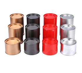 Wholesale Food Safe Air Tight Tinplate Tea Tins for Tea & Coffee Travel Size Easy Carrying 50g Loose Tea Capacity