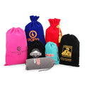 Custom Logo Color Velvet Drawstring Bags Jewelry Packaging Pouches Watch & Glasses Recyclable Custom Small Gift Bags