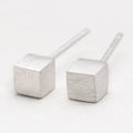 925 Sterling Silver Square Stud Earrings for Women Wedding Jewelry 2021