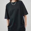 Custom Logo 230g 100% Cotton Printed Plus Size Oversize T-shirts for Men Vintage T-shirts