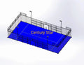 Badminton Court and Tennis Mat Indoor/outdoor Inter Locking Flooring Padel Court