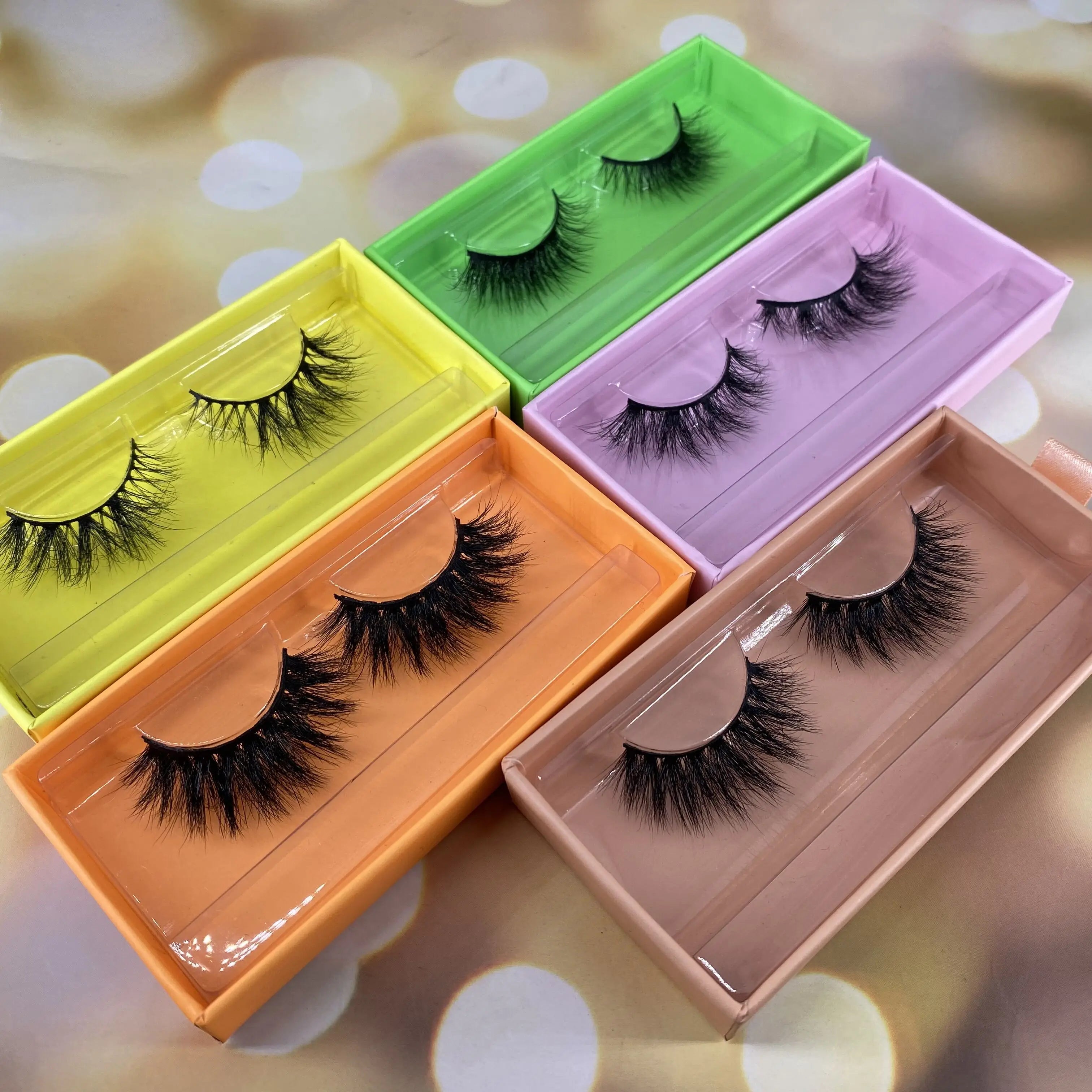 3D Natural Mink Eyelashes Wholesale Full Strip Mink Eyelash Vendor Lashes