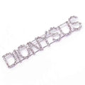 Customized Rhinestone Letter Brooch for Women Gift Wholesale Brooch