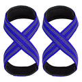 OEM Wholesale Deadlift Strap Heavy Duty Gym Training Powerlifting Wrist Straps Figure 8 Workout Figure 8
