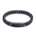 G472 316L Stainless Steel Punk Black Chain Wholesale Bracelets Jewelry Trendy Hip Hop Charm Men Women Bracelet
