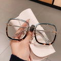 6137 2022 Hot Selling Anti Blue Ray Computer Game Eyeglasses Frames Eyewear Lunette De Soleil Leopard Tr90 Blue Light Glasses