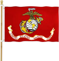 Promotion 3X5FT Double-Sided USMC Banner Custom Printed United States Marine Corps Flag for Flags
