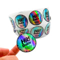 Personalized Label Make Custom EURO Secure Adhesive Hologram Sticker Printing