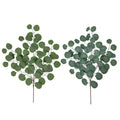 2024 Simulation Wedding Decor Bulk Stem Silk Artificial Eucalyptus Leaves  for Christmas Home Decorative