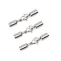 Different Hole Size 3mm 4mm 5mm End Clasp for Jewelry Stainless Steel Jewelry Clasp for DIY Bracelet Necklace