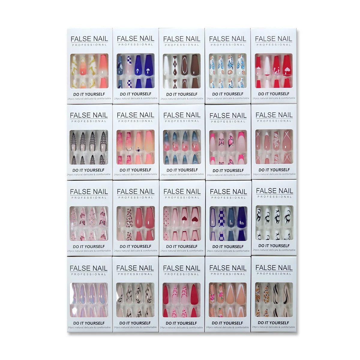 Temooi Nails Wholesale Durable Press on Nails Long Ballerina Stiletto ABS False Nails