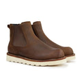 Goodyear Unisex Genuine Leather Work Boots Breathable Height Increasing Western Style for Spring Summer Autumn Winter Seasons