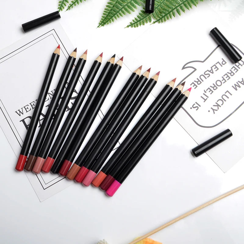 Nude Dark Brown Lipliner Pencil Vegan Lip Liner Long Lasting Lip Pencil Nude Lipliner pink
