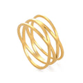 Wholesale Fashion Stainless Steel Double Cross Finger Ring Jewelry Rings Women China Manufacturer Supplier Factory Price