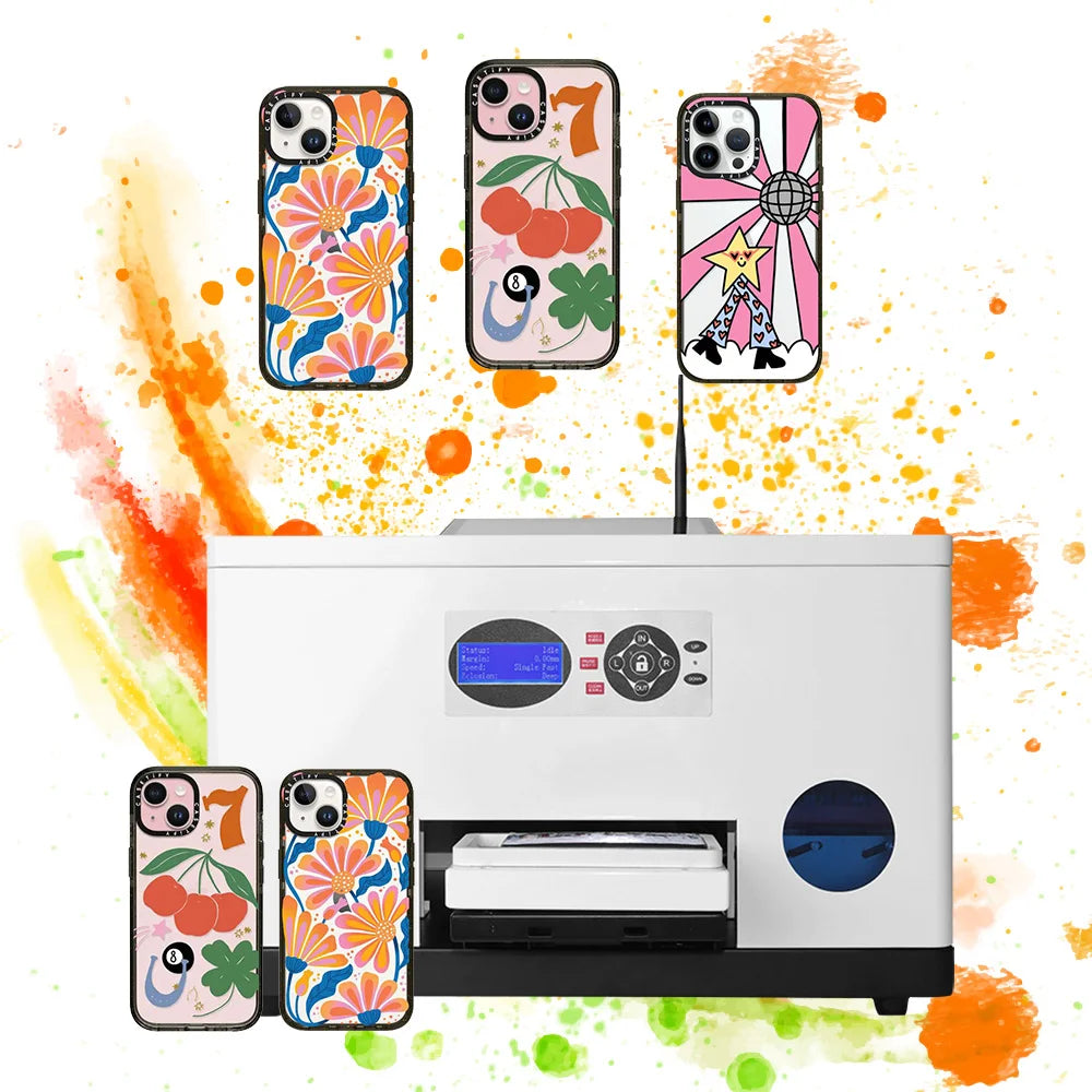Sunika Full Automatic Digital Printing Machinery Uv Dtf Printerwith Epson Print Head F1080-A1 for Phone case