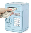CE RoHS Certified Target Lockable ATM Inspired Kids Money Box Piggy Bank Toy for Coin and Paper Money Storage Safe and Secure