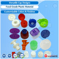 Multi-Cavity Options Mold Various Color Long Life Plastic Mold Parts Bottle Cap Injection Molding Tooling