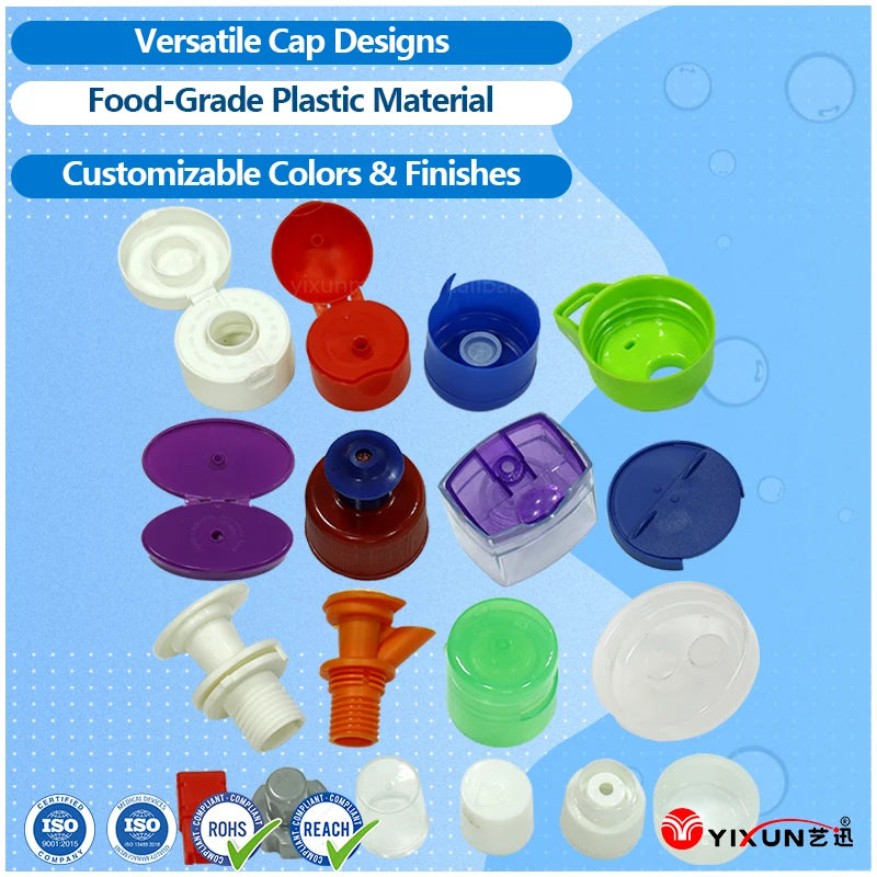Multi-Cavity Options Mold Various Color Long Life Plastic Mold Parts Bottle Cap Injection Molding Tooling
