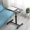 Portable Adjustable Height 360 Swivel Laptop Mobile  Sit Standing  Rolling  Mobile Computer  Desk