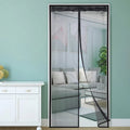 Keeps Bugs Out Hands Free Polyester Mesh Partition Screen Door Curtain Automatic Closing Door Kitchen Screen Magnetic Mesh Door